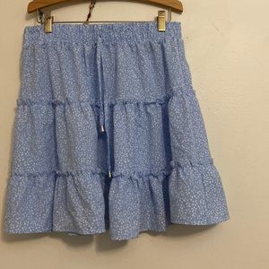 Beautiful ruffle short skirt